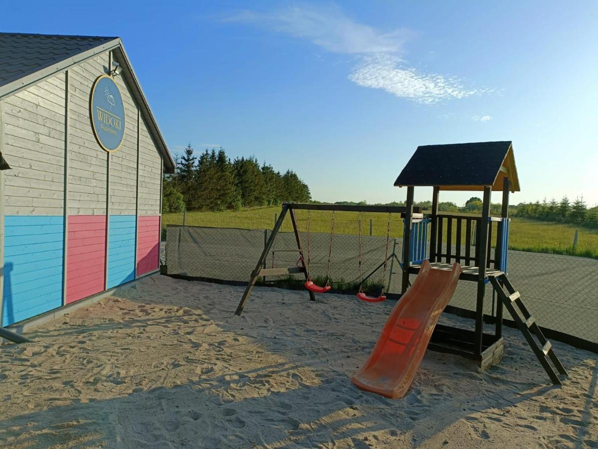Widoki Rusinowo Domki Letniskowe Eksteriør billede
